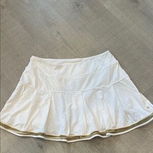 Lilly Pulitzer White Tennis Skirt